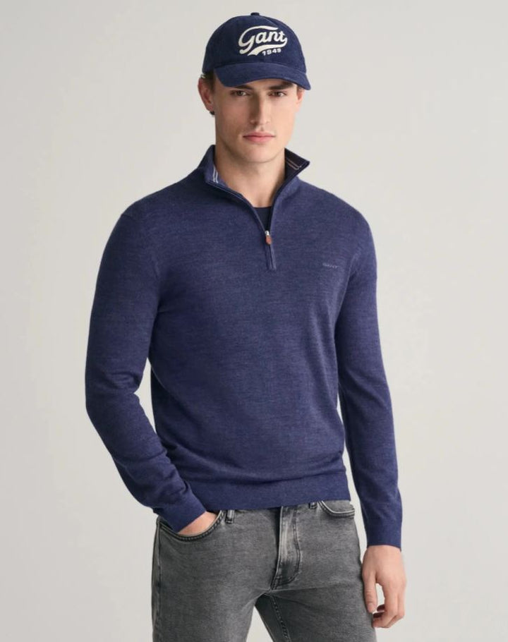 Extrafine Merino Wool Half Zip