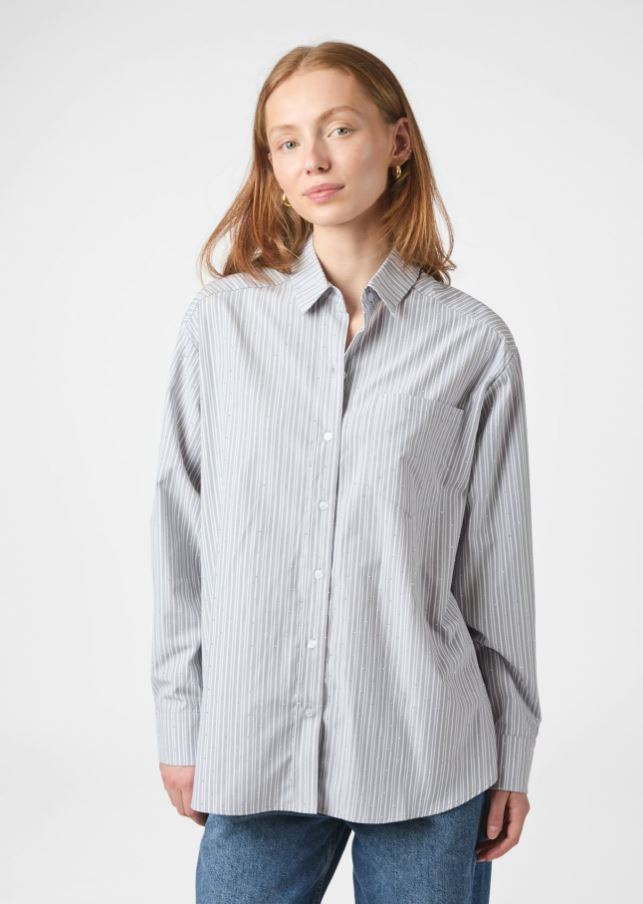 Dalma Stripe Stone Shirt