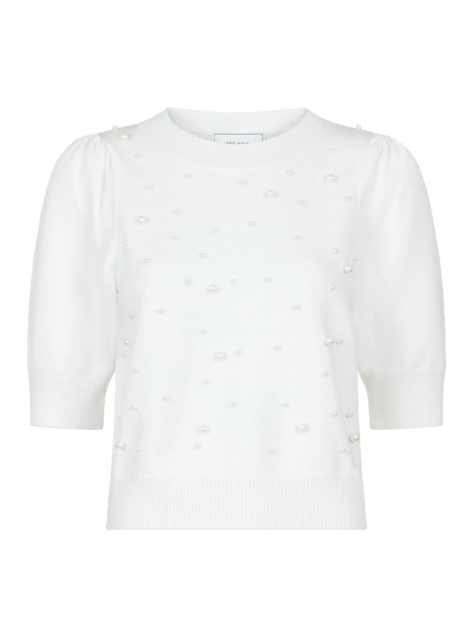 Maia Soft Pearl Knit Tee