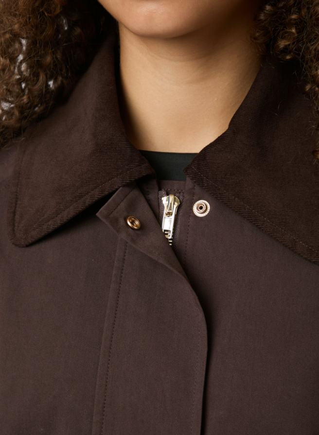 Anastacia Cord Jacket Brown