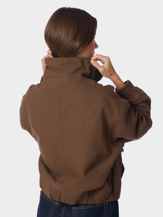 Selio Bomber Jacket Brown