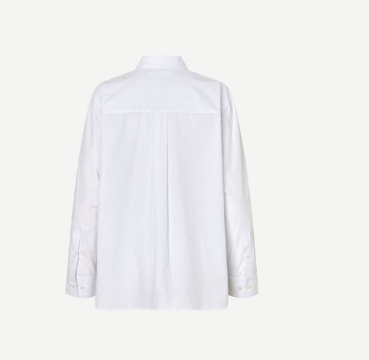 Salova Pocket Shirt 15756 White Pinstripe