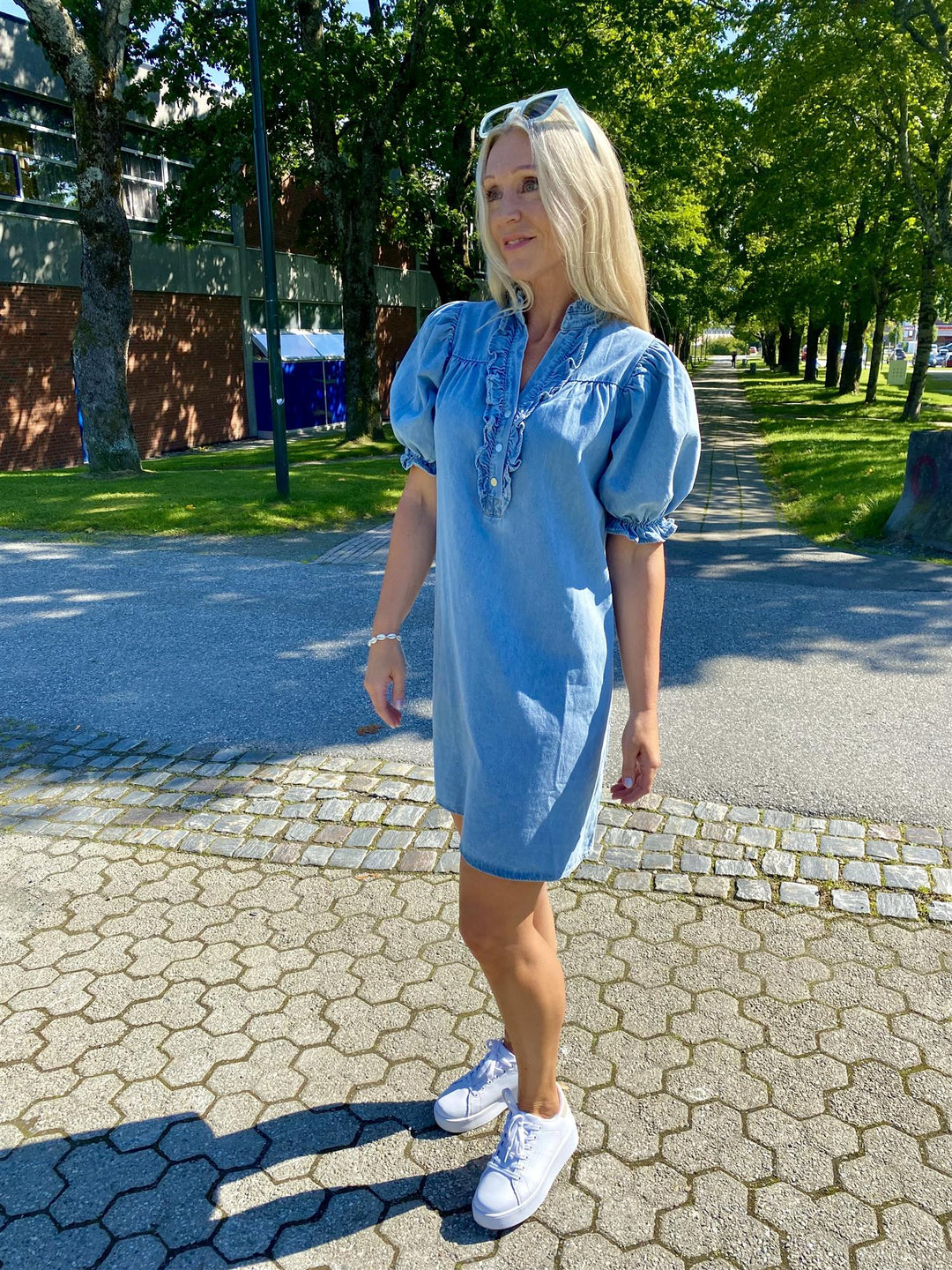 Alma Denim Dress