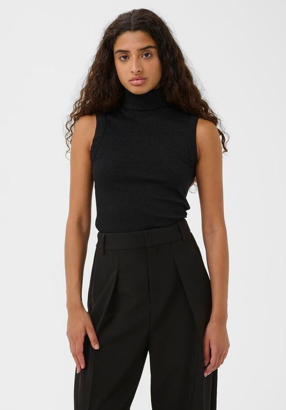 DagnaIW Lurex Rollneck Top