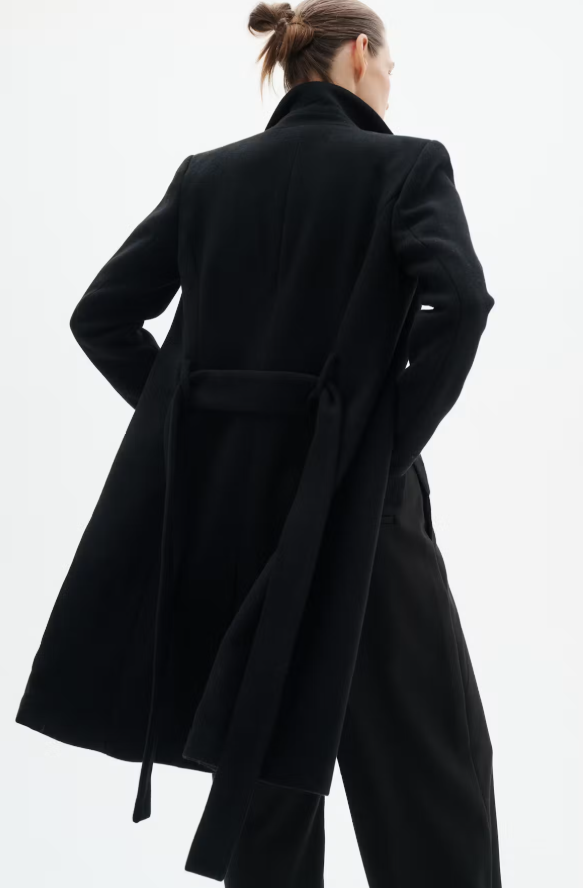 ZorahIW Classic Coat Black