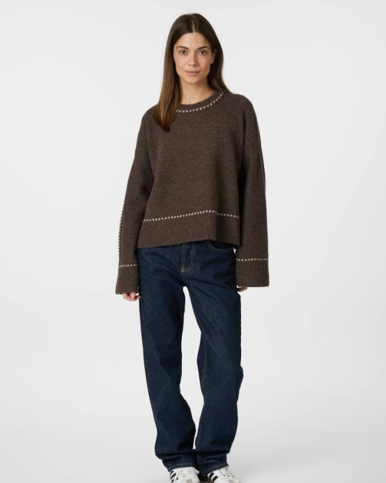 Roeme Knit Stitch Blouse