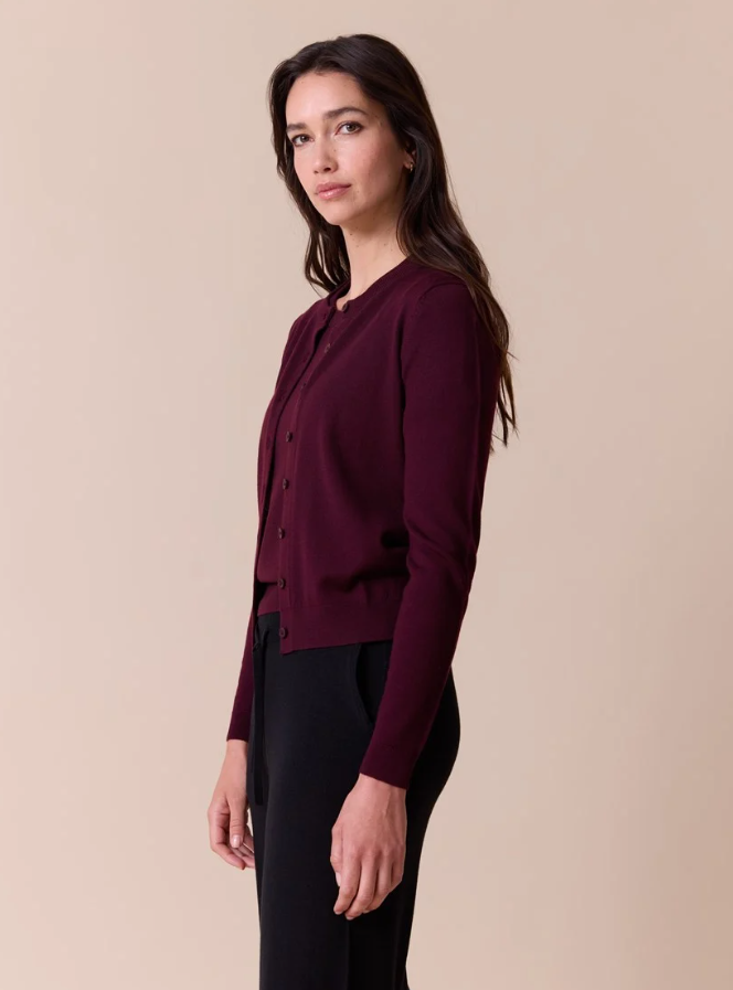 Sara Merinocardigan Tawny Port
