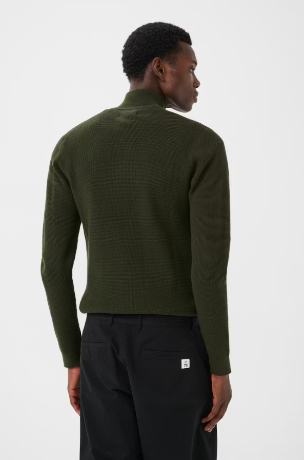 MAlagoon Half-Zip Pullover Dark Forest