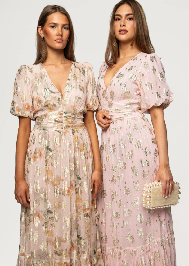 Leonora Dress Shimmering Garden