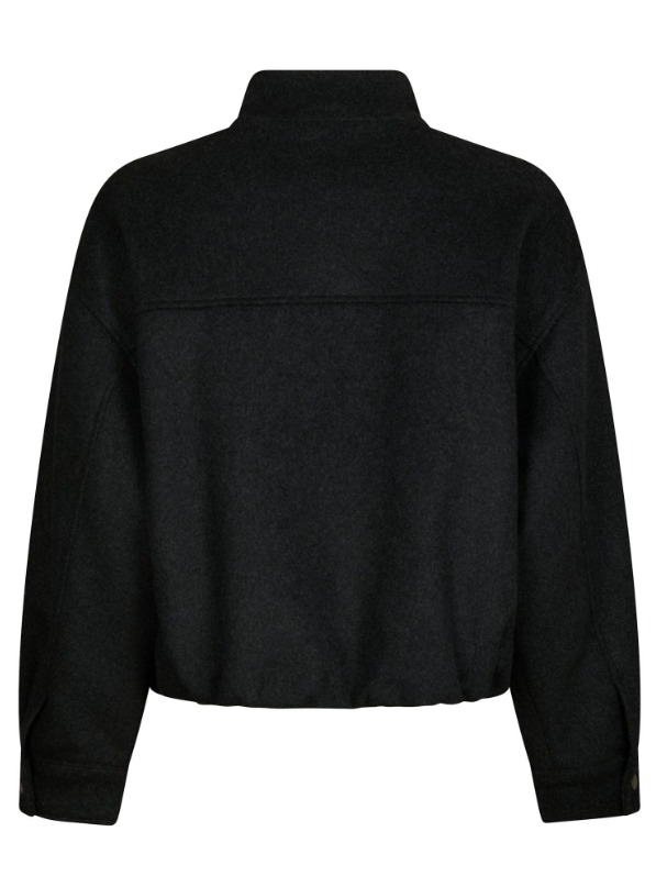 Florine Wool Bomber Jacket Antracit