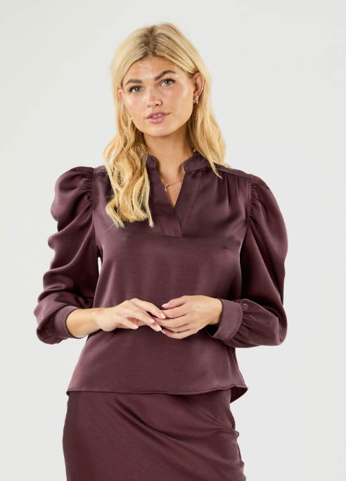 Rosslyn Heavy Sateen Blouse