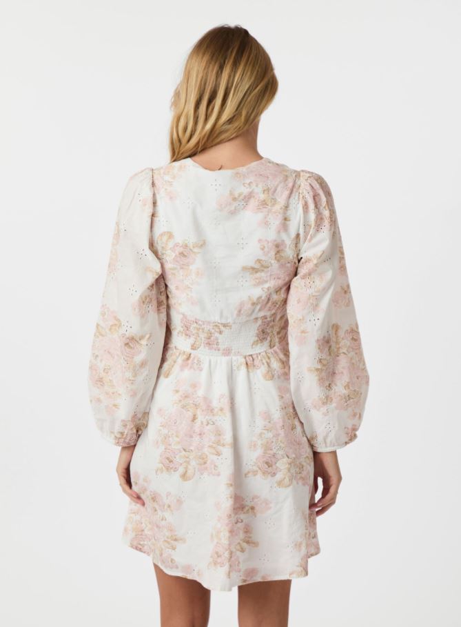 Milly Emb Rose Dress
