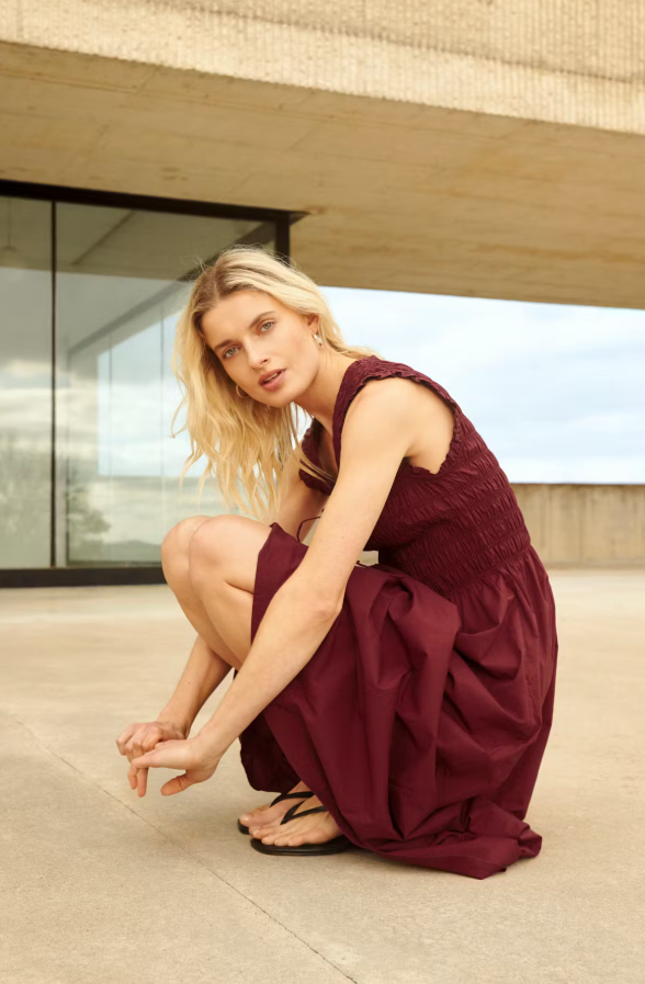 BorgnettePW Dress Burnt Russet