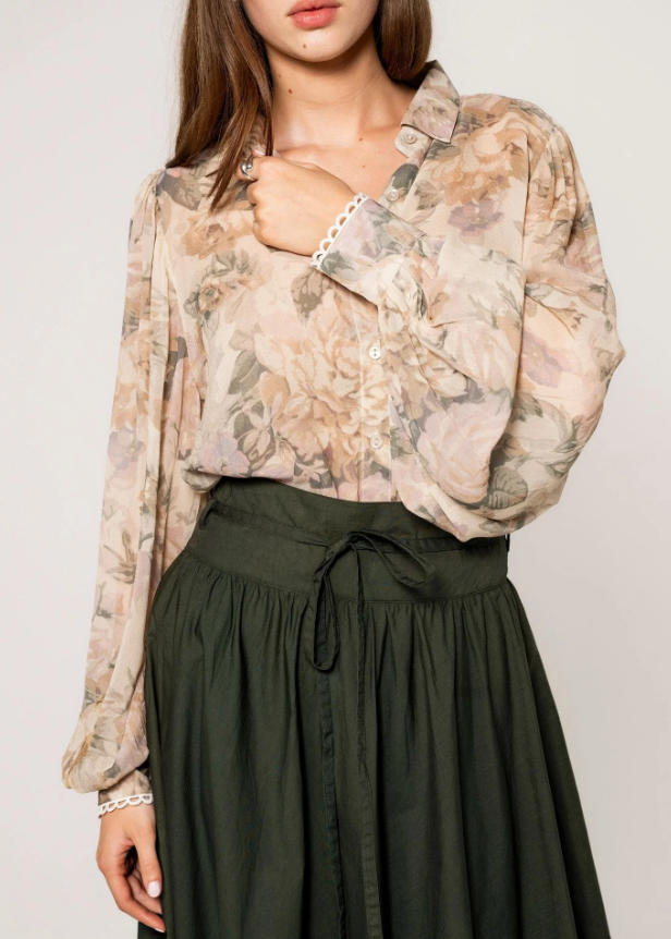 Astrid Skirt Moss Green