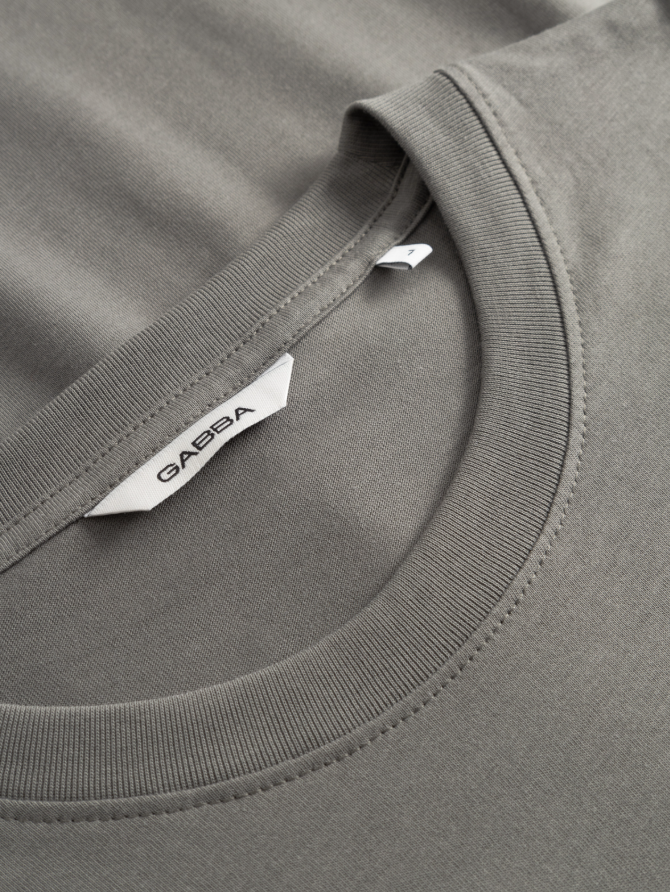 Dune Logo SS GOTS Castor Gray