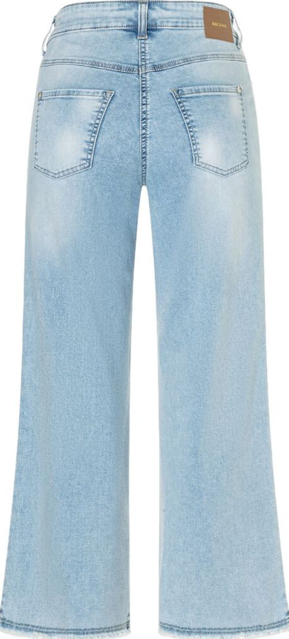 Dream Wide Cropped Light Azure Blue