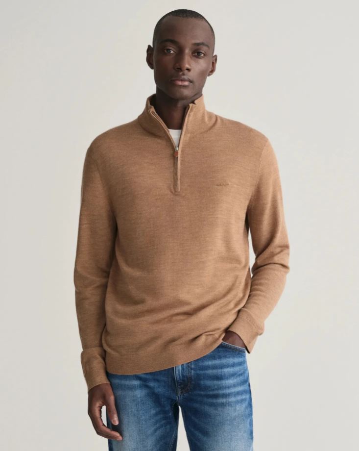 Extrafine Merino Wool Half Zip