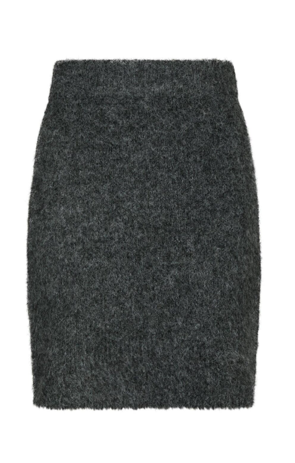 Naria Fluffy Knit Skirt