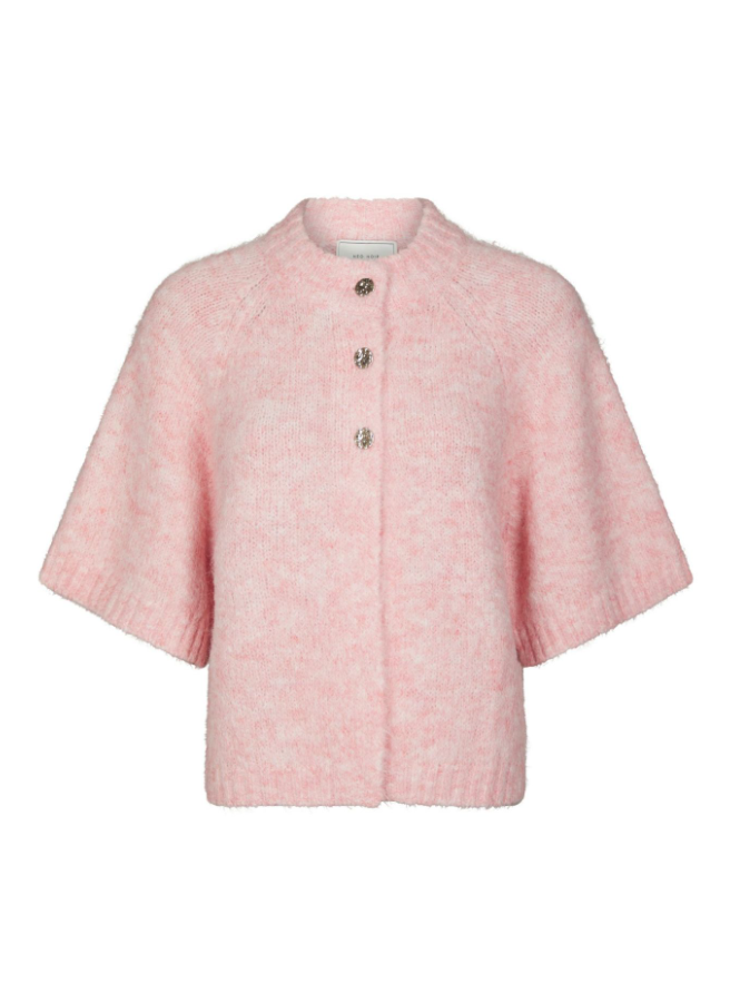 Benuta Fluffy Knit Cardigan Light Pink