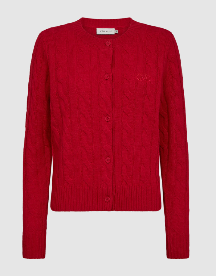 CMCasha Cardigan Goji Berry
