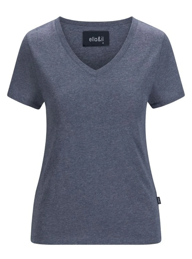 Alethe Lyocell Tee Denim Blue