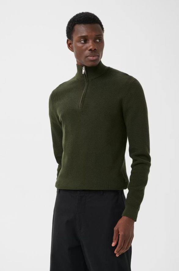 MAlagoon Half-Zip Pullover Dark Forest