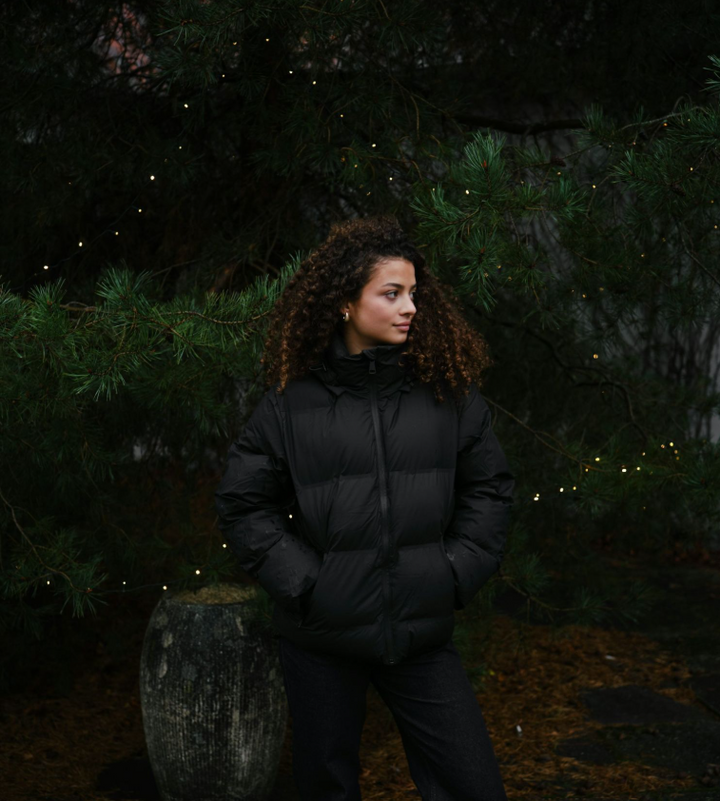Fox C Puffer Jacket Black