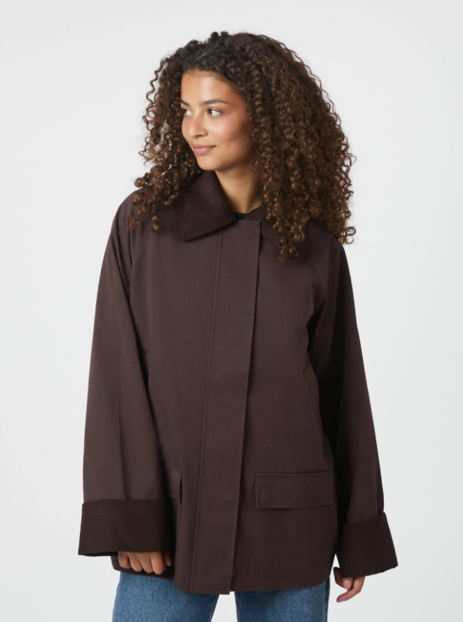 Anastacia Cord Jacket Brown