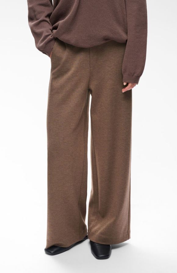 GincetteIW Melange Pant Coffee Quartz  Melange