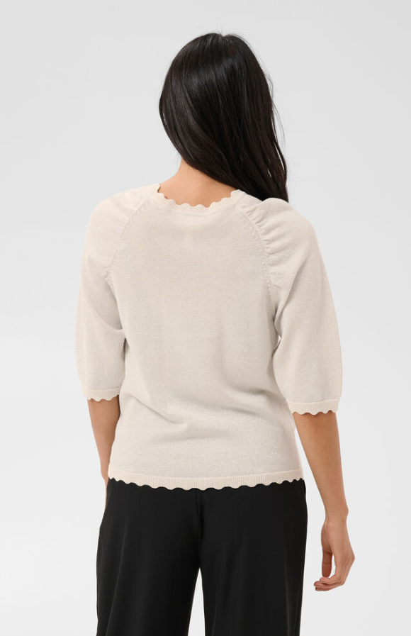 DotPW Pullover Whitecap Gray with Lurex