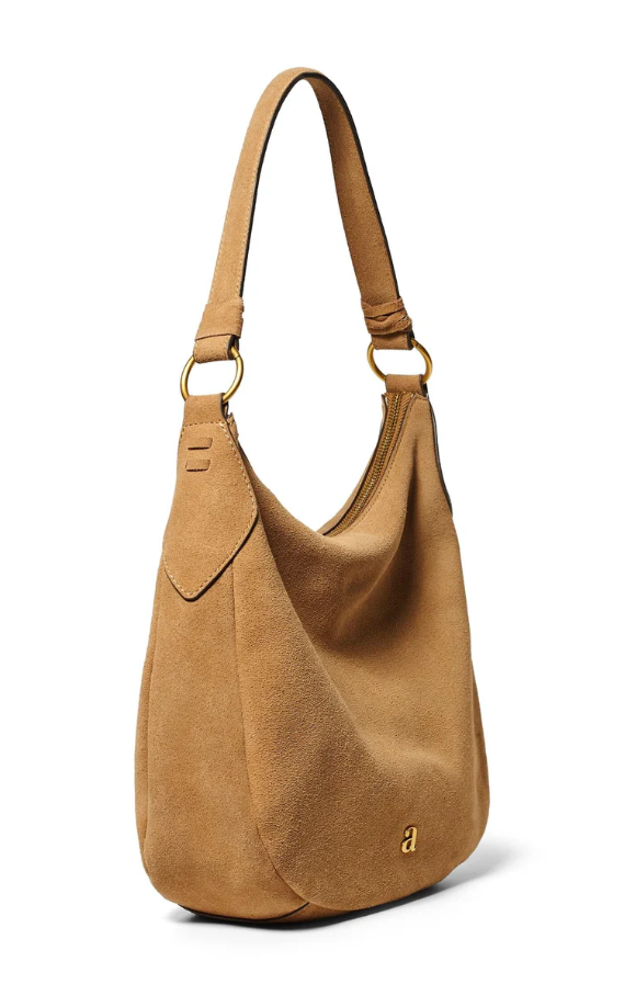 Suede Hobo Bag