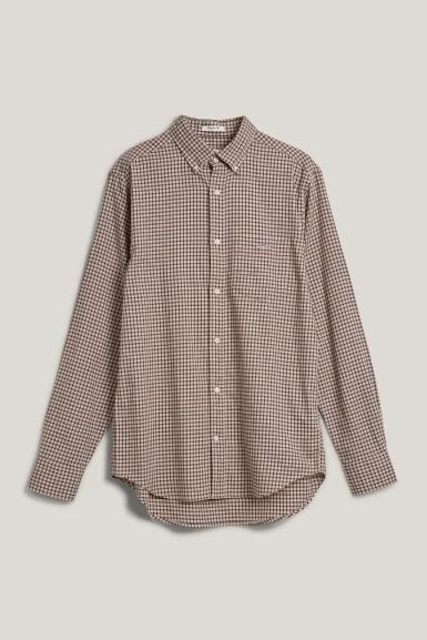 Reg Microcheck Flannel Shirt