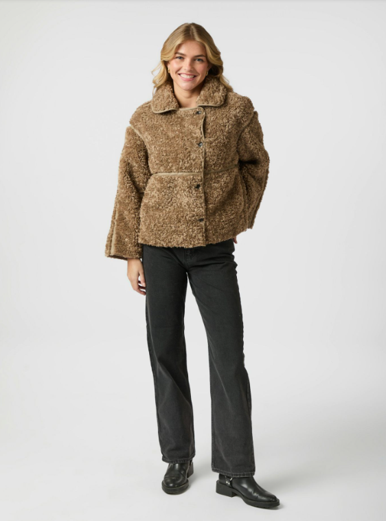 Castor Faux Fur Jacket