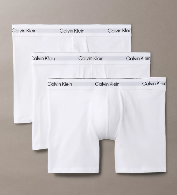 Boxer Brief White/White/White
