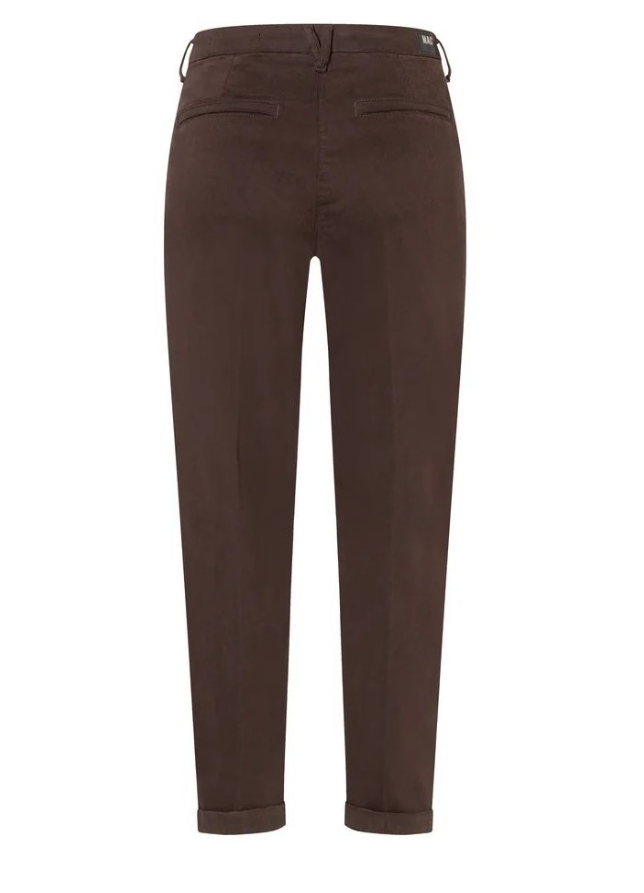 Chino Turn Up Truffle Brown