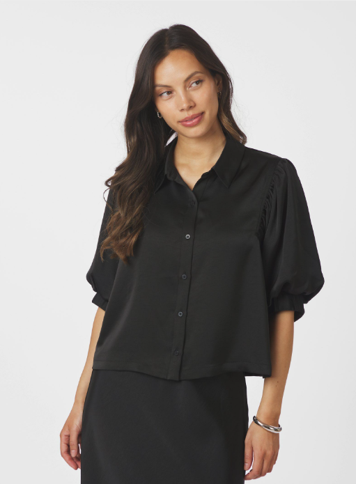 Etta Heavy Sateen Shirt