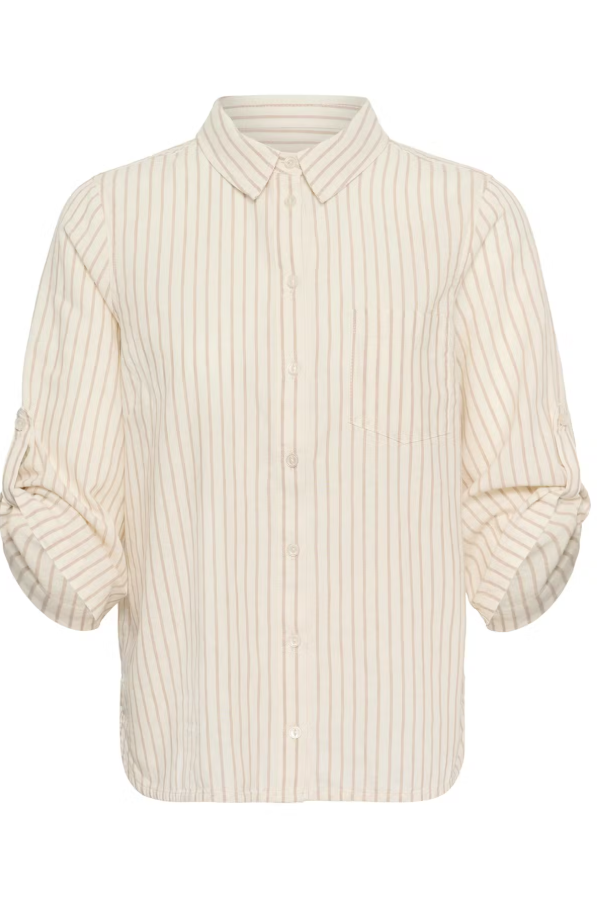 CindiePW Shirt Neutral Stripe