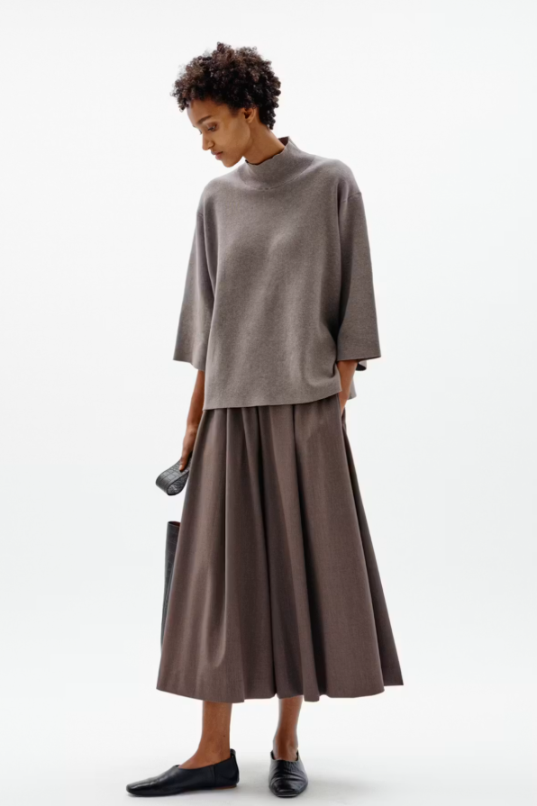 CleohIW Skirtpant Chocolate Torte Melange