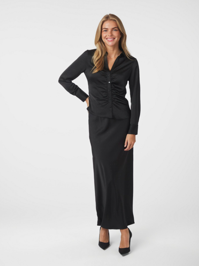 Viso Heavy Sateen Bedaz Skirt