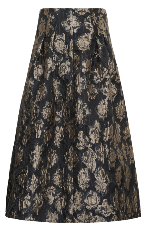 YanceIW Skirt Flower Jacquard