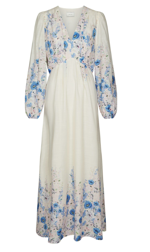 Silfi Flower Print Dress Blue