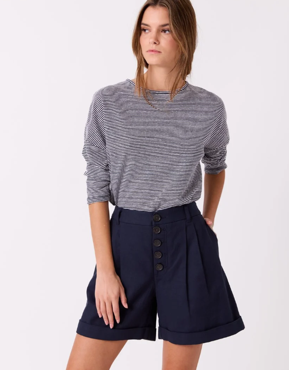 Tina Stripet Topp Sky Captain