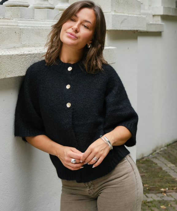 Benuta Fluffy Knit Cardigan