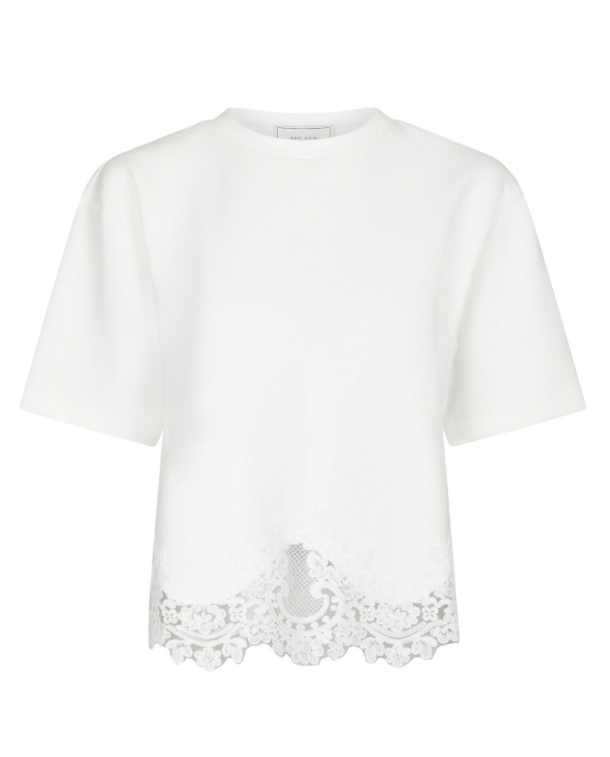 Iria Lace Tee White