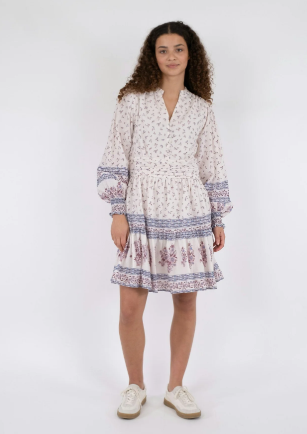 Malti Mini Border Dress