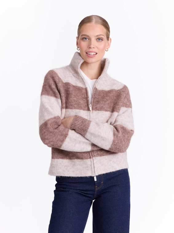 Carmela Cardigan Stripe