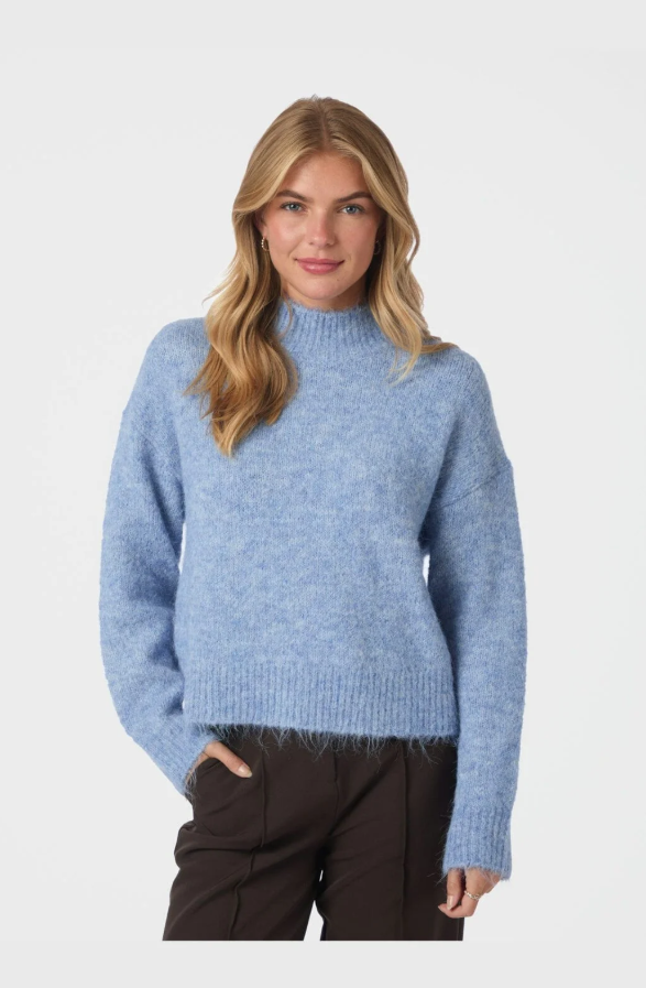 Paulina Fluffy Knit Blouse