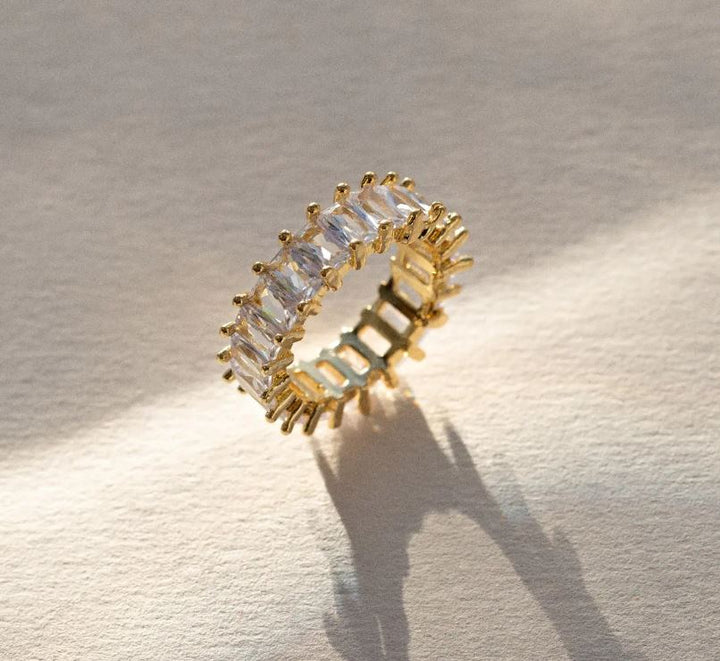 Julia Crystal Band Ring