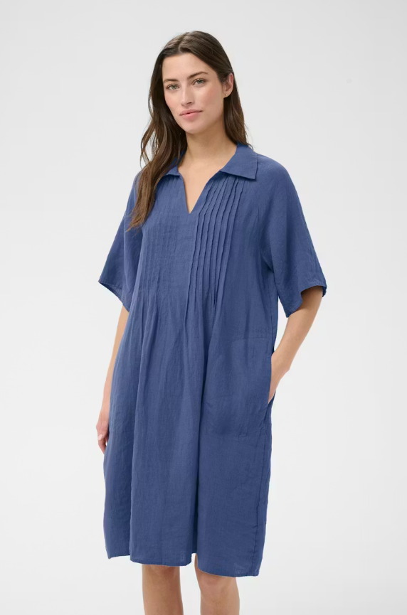AylaPW Dress Blue Indigo