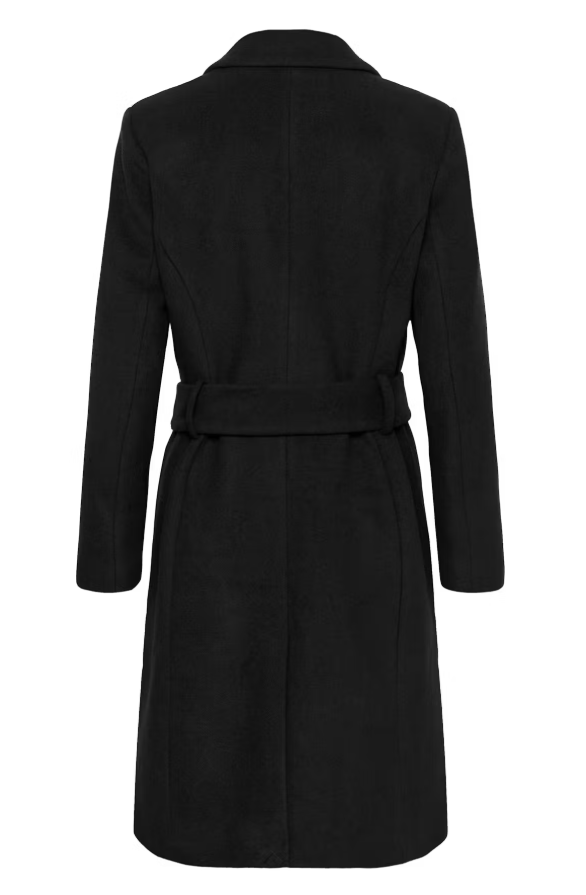 ZorahIW Classic Coat Black